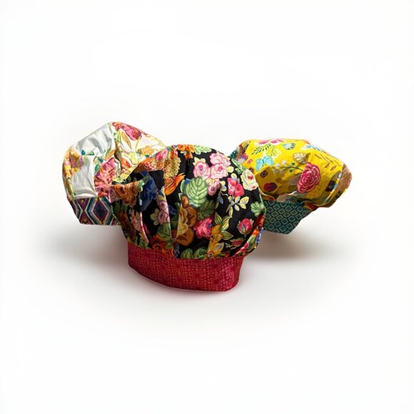 Kimkaps Accessories - KimKaps 3 pack Handcrafted Surgical Scrub Caps Hats Colorful Pediatrics Boho